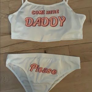 Matching set, never worn